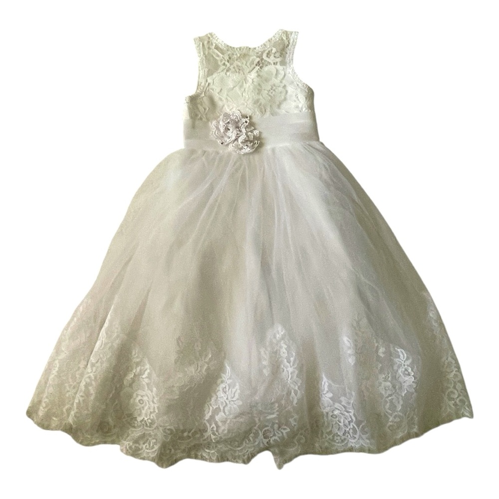 BEAUTIFUL Girls Flowergirl 🌸 Dress size 4